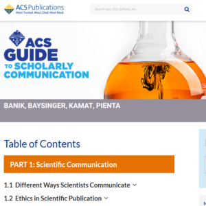 ACS Guide to Scholarly Communication homepage