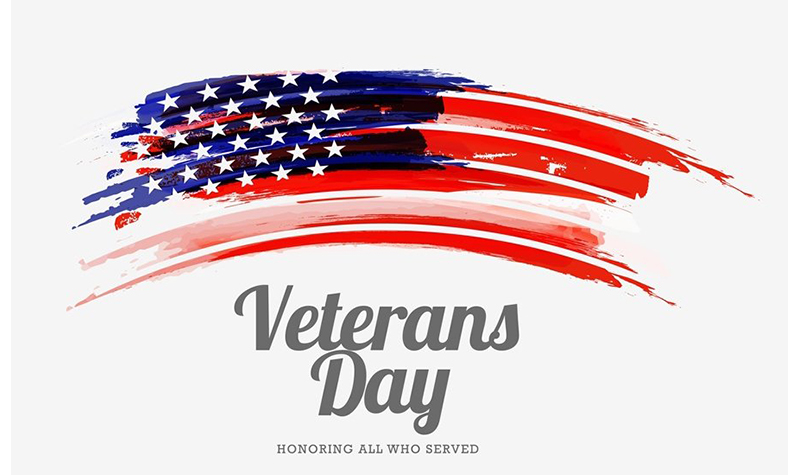 Veterans Day Holiday recognized Monday