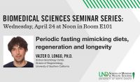 Valter Longo to give seminar on fasting mimicking diets April 24