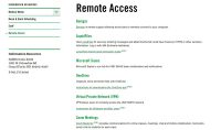 Remote access when working from home