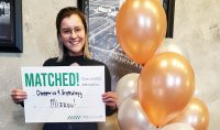 Fourth-year UND medical students receive their residency “match”