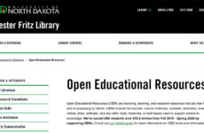UND Open Educational Resources (OER) Implementation Grant Initiative