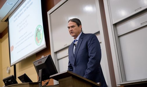 UND Today – In first talk of 2019-20 Faculty Lecture Series, Dr. Don Warne addresses integrating traditional American Indian healing, modern medicine