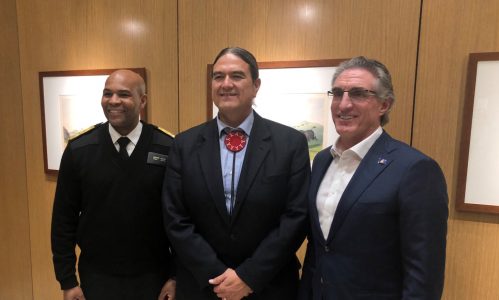 Dr. Warne meets with Surgeon General Dr. Jerome Adams and Governor Burgum