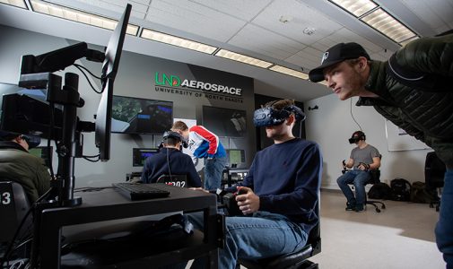 Simulators on campus: UND Aerospace launches VR flight trainer