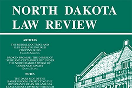 North Dakota Law Review Issue 96:3 now available online