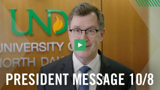 Oct. 8 video message from President Armacost