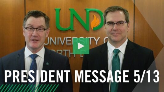 Video message from President Armacost and Provost Link