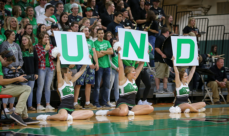 With new UND Director of Athletics Bill Chaves coming on board in March and a reset of the department’s financial situation, there’s renewed energy in the Hawk’s Nest and an opportunity to soar higher and farther. UND Archives.