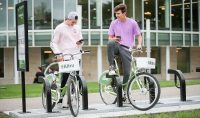 UND students, faculty and staff can use the new bike share program for half-price, just $30 per year.