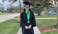 Born in a refugee camp and blind since age 6, Menuka Rai now is a graduate of UND