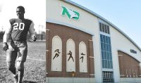 In honor of Fritz Pollard Jr., Olympian and UND Hall of Famer