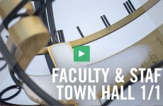 VIDEO: Spring semester and COVID-19 Town Hall
