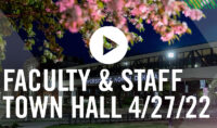 VIDEO: Faculty & Staff Town Hall