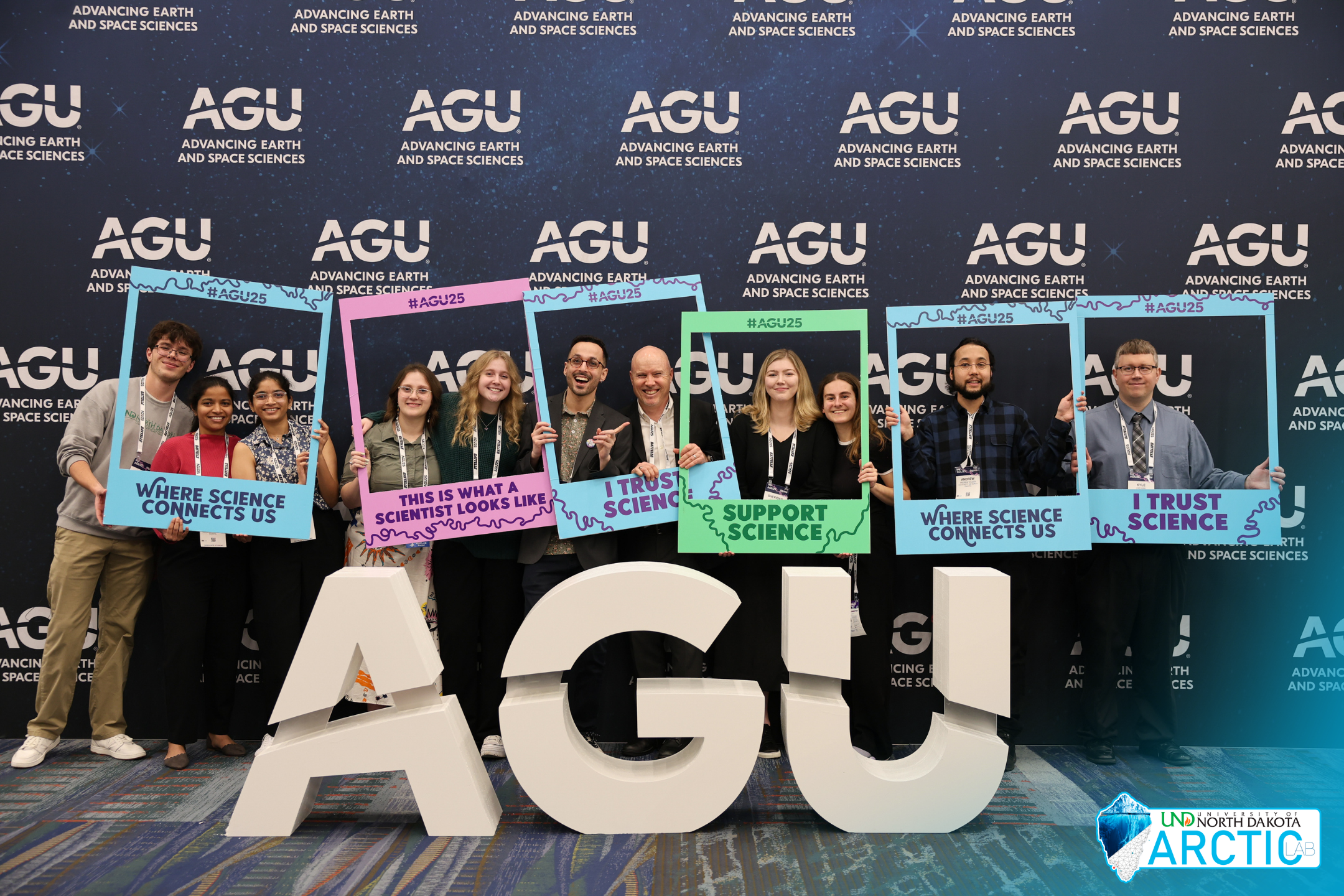 The UND ARCTIC Lab Attends the 2025 AGU Conference - UND ARCTIC Lab