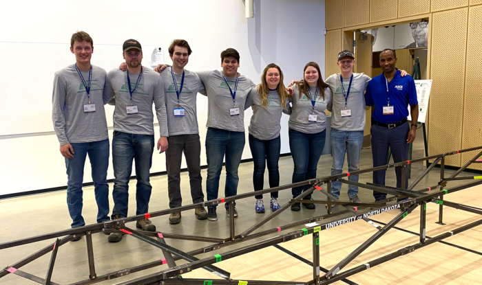 UND places third in Student Steel Bridge Competition and advances to national finals