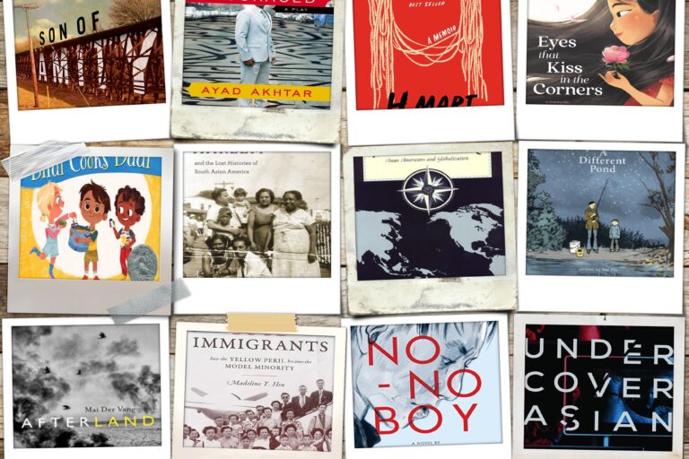 Collage of AAPI Heritage Month books