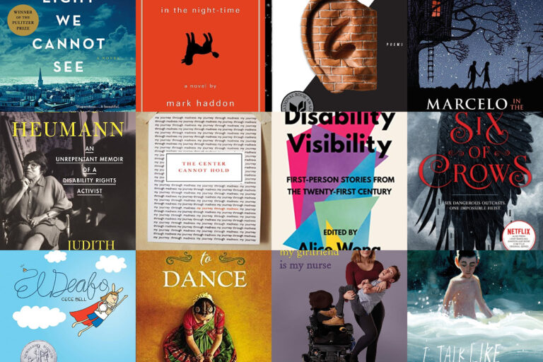 collage of 12 books