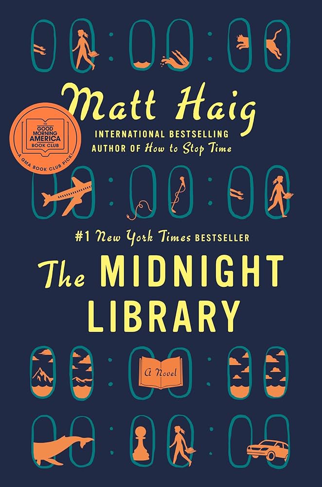 Link to the Chester Fritz library catalog record of The Midnight Library by Matt Haig 