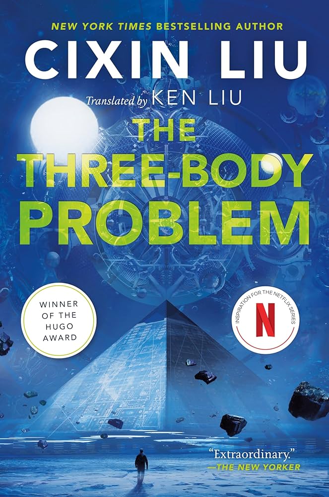link to Chester Fritz library catalog record of "The Three-Body Problem" by Cixin Liu