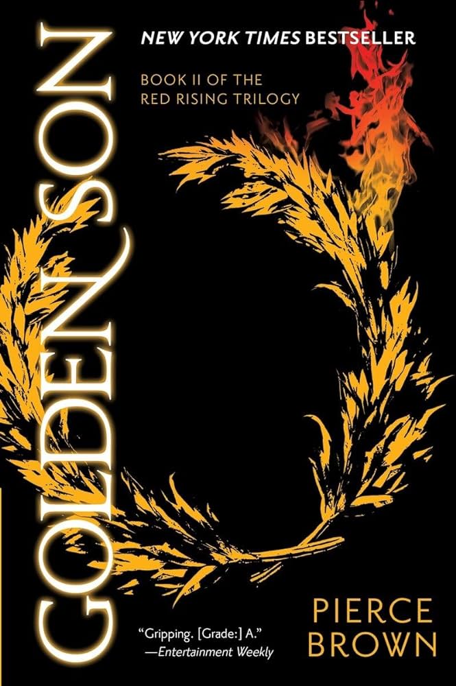 Golden Son by Pierce Brown book cover 