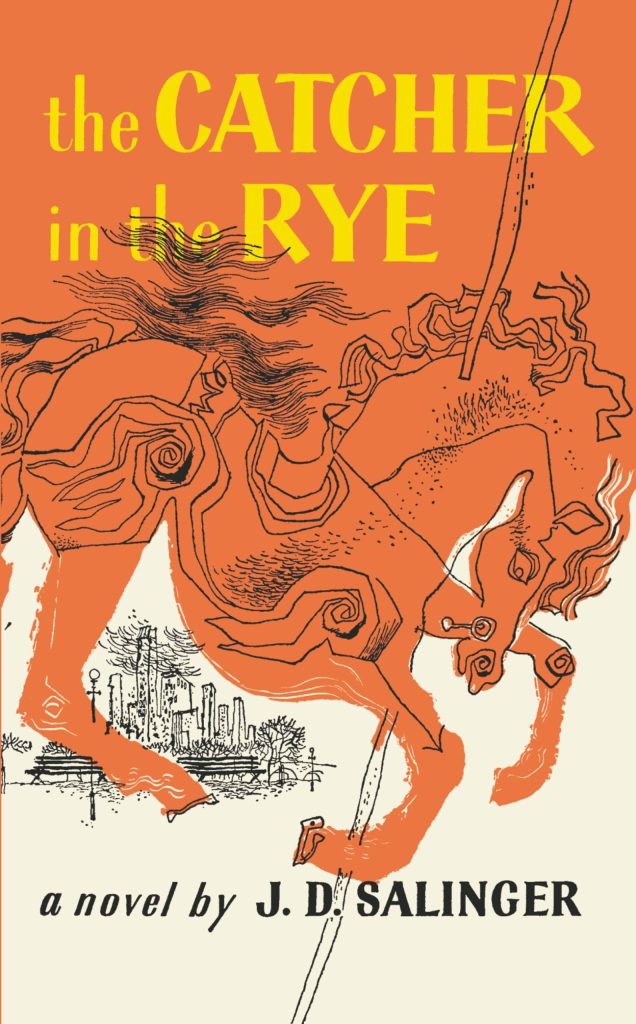 link to the Chester Fritz Library catalog record for The Catcher in the Rye by JD Salinger