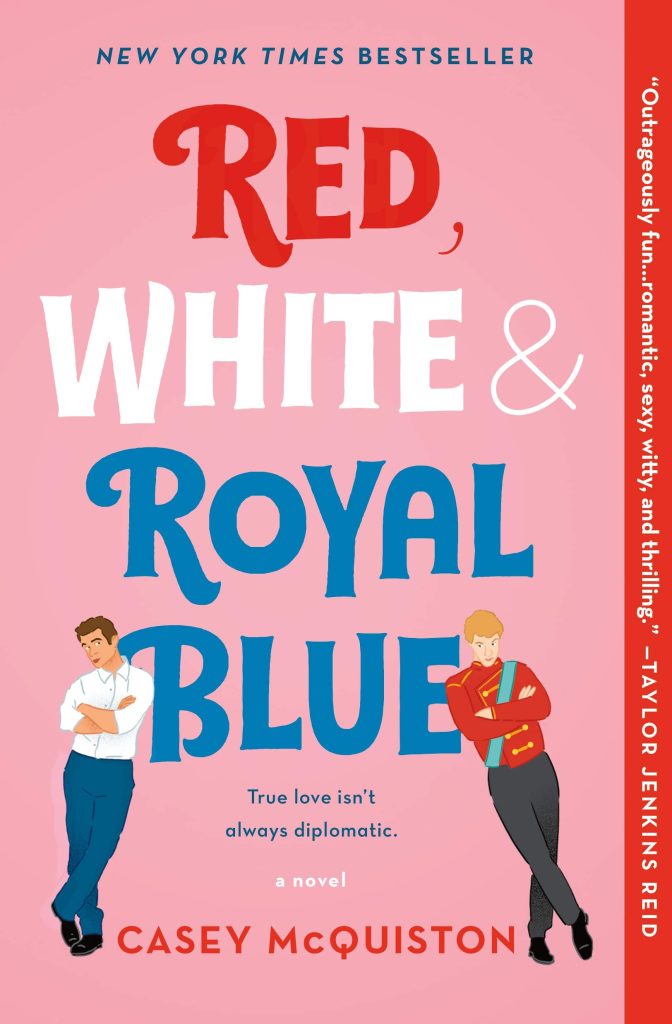 link to the Chester Fritz Library catalog record for the audiobook Red, White and Royal Blue by Casey McQuiston