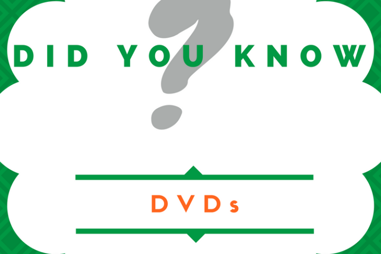 Did you know? DVDs