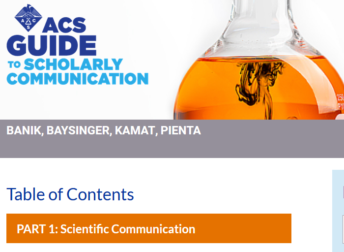 ACS Guide to Scholarly Communication homepage