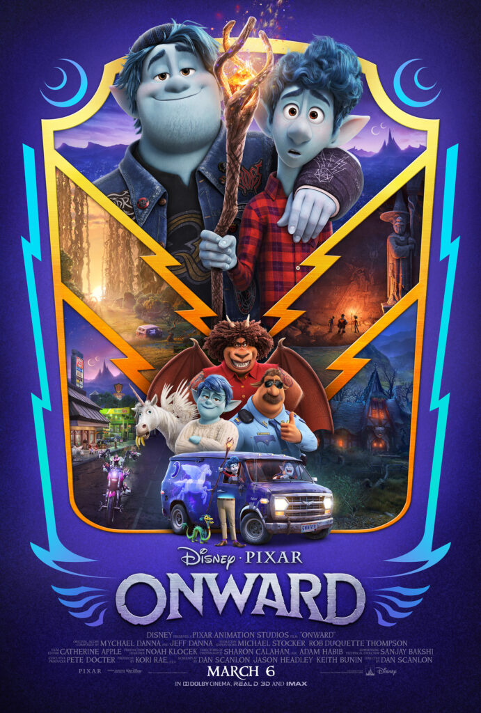 movie poster of Onward