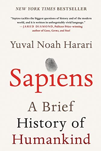 Sapiens: A Brief History of Humankind book cover