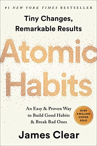 link to the Chester Fritz Library catalog entry for Atomic Habits by James Clear