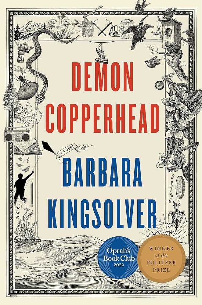 link to the audiobook record for Demon Copperhead by Barbara Kingsolver in the CFL catalog