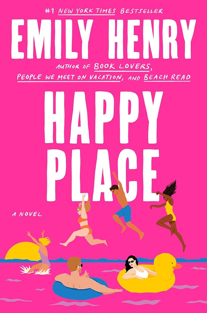link to the audiobook record for Happy Place by Emily Henry in the CFL catalog