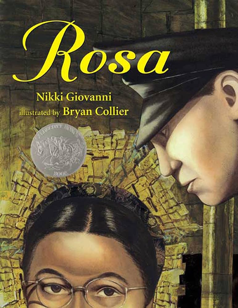 Link to the Chester Fritz Library catalog record for Rosa by Nikki Giovanni