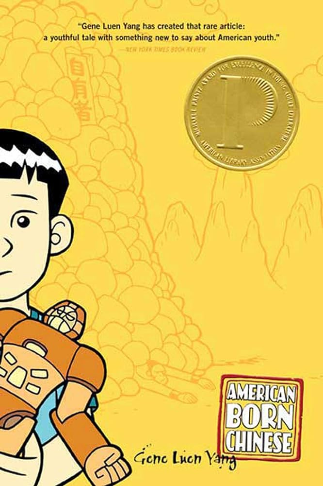 link to the Chester Fritz Library catalog record for American Born Chinese by Gene Luen Yang