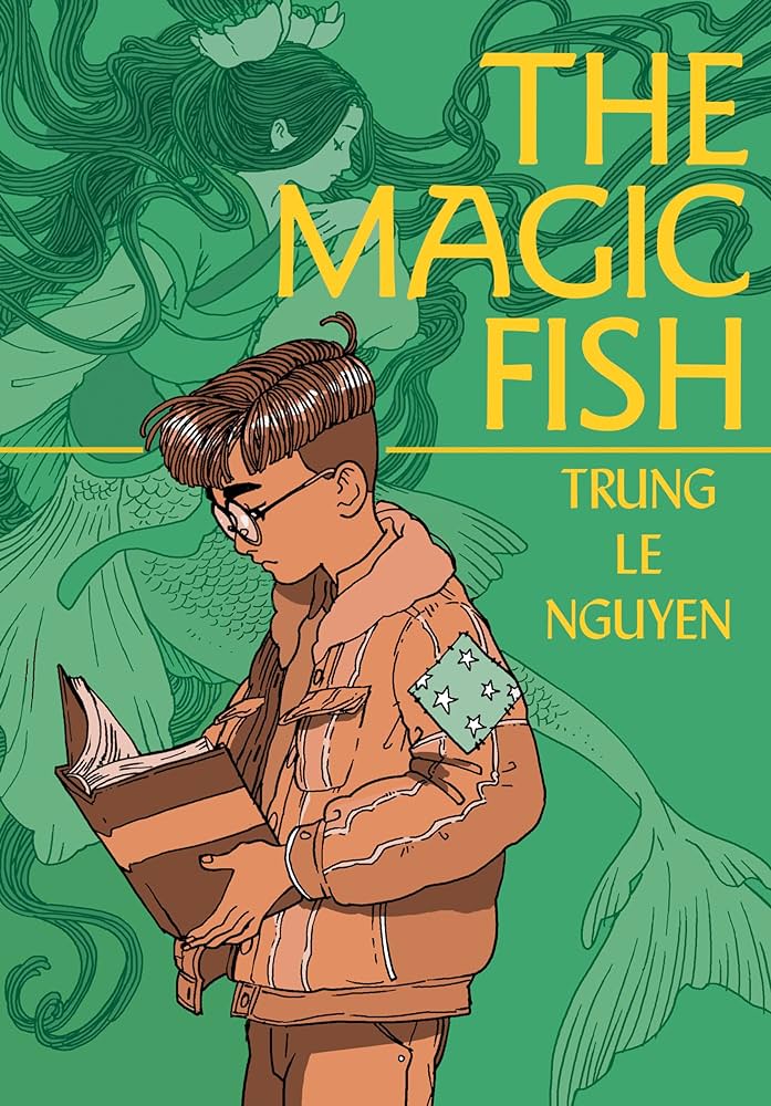 link to the Chester Fritz Library catalog record for The Magic Fish by Trung Le Nguyen