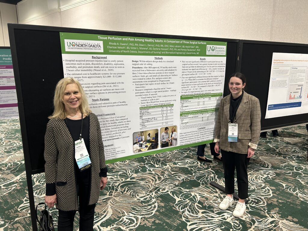 Dr. Rhoda Owens and research assistant Mary Labuhn