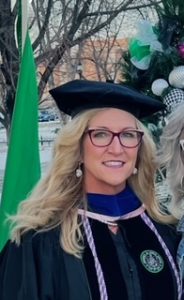 Dr. Stephanie Orth in UND Graduation Regalia