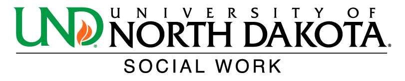 Logo for the UND department of Social Work