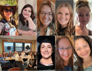 headshots of students featured in the MSW graduate blog