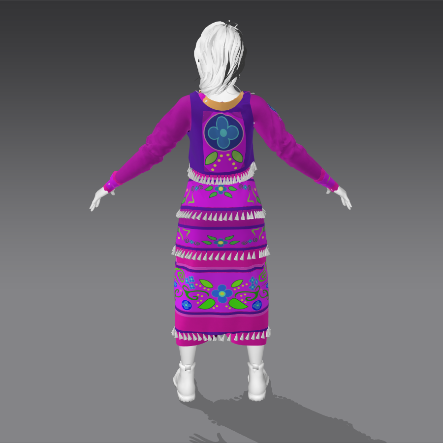 purple jingle dress Native jingle dresses connect dance, art, history