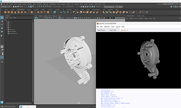 Water Pump Base in Maya and X3D