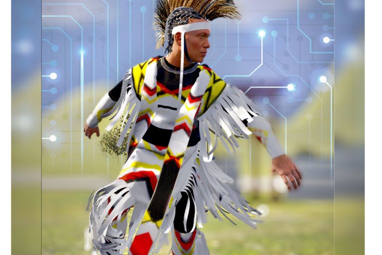 Native Dancer Grass Dancer Character Poster