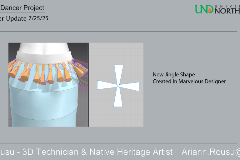 New Jingle Shape, Created in Marvelous Designer