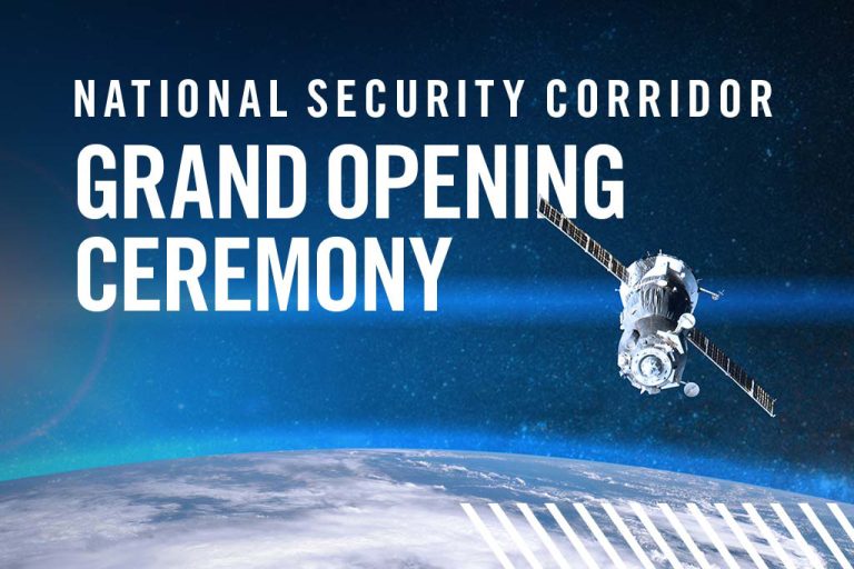 National Security Corridor grand opening ceremony