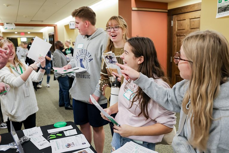 Students chatting at SEA OTRR event