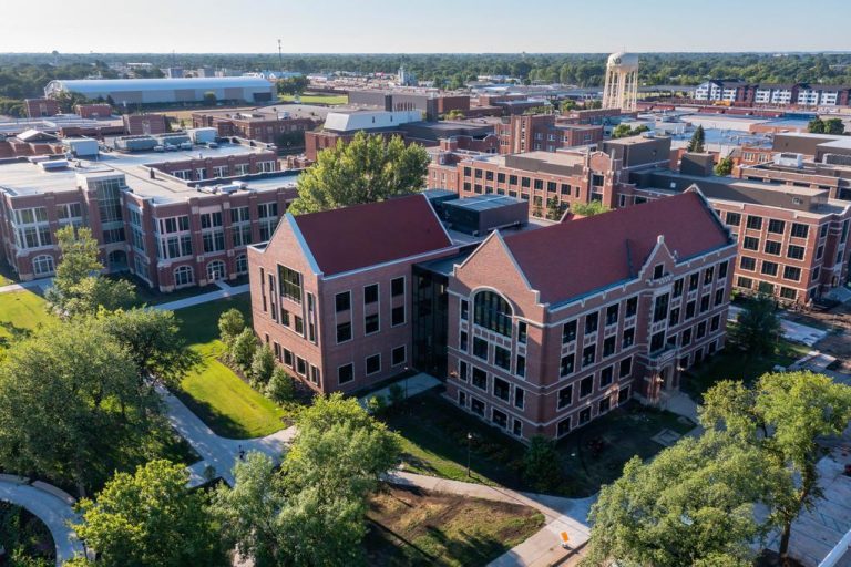 Aerial view of School of Law