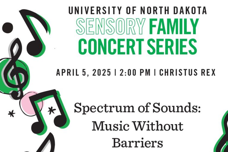 Poster for Sensory Family Concert Series
