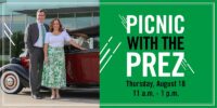 Sign-ups available for Picnic with the Prez until Aug. 15